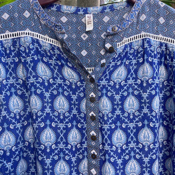 Spell Designs Oracle Blouse in Indigo - Picture 3 of 8